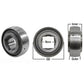 630095R1 Disc Bearing Fits Case/International Harvester