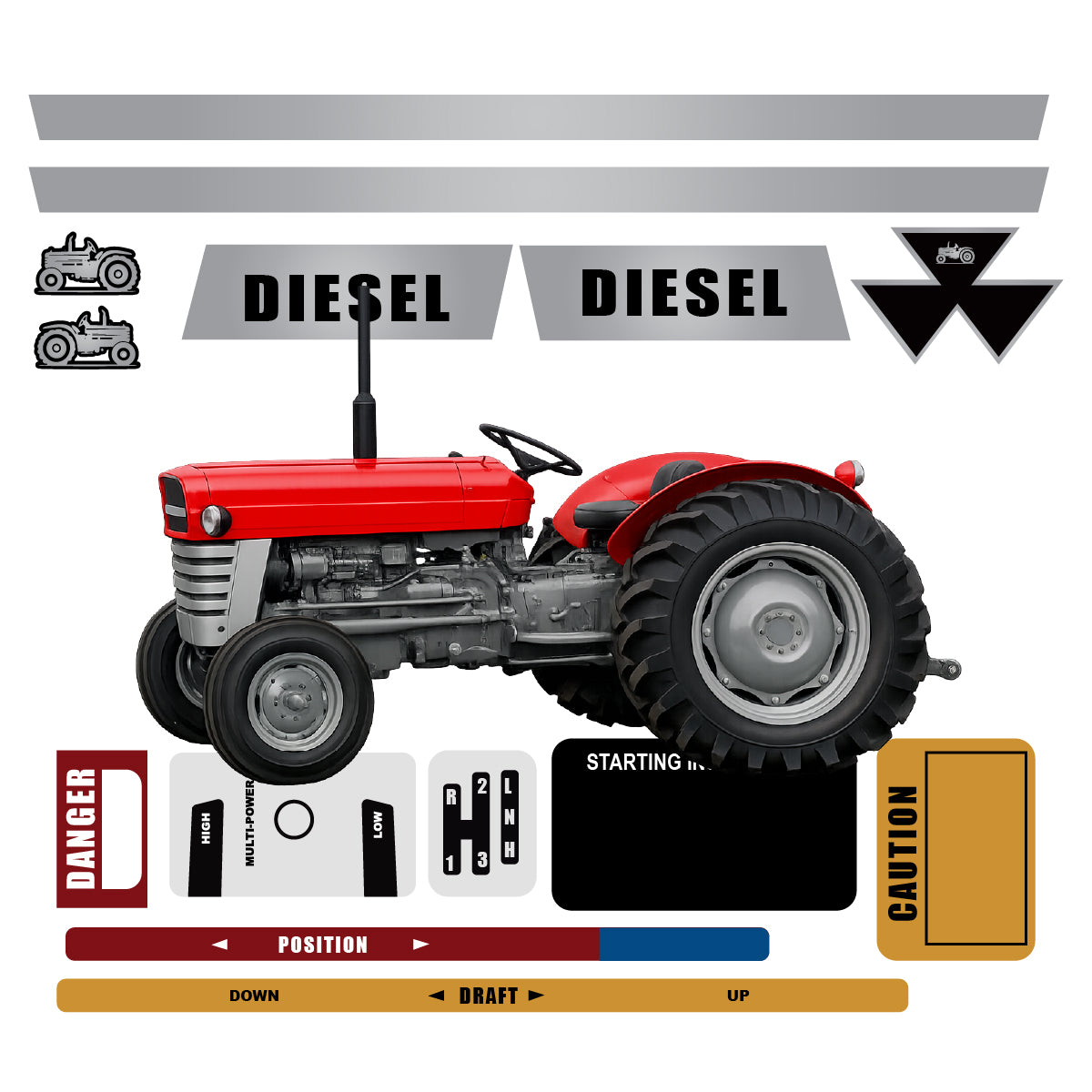 Complete Decal Set Fits Ransome Replaces PASC779