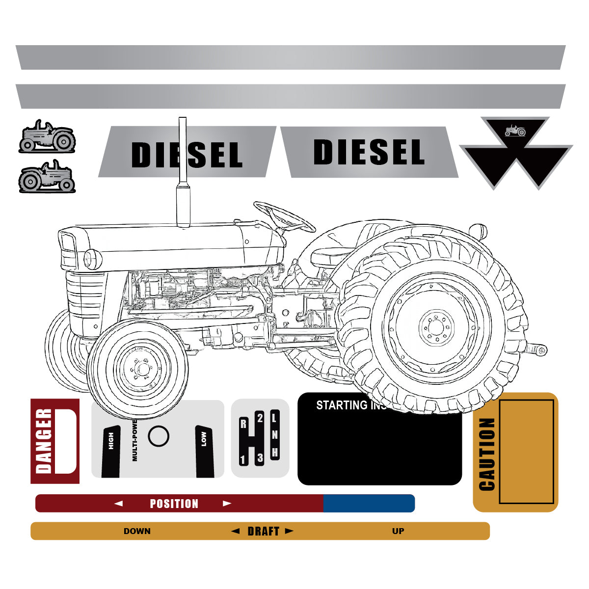 Complete Decal Set Fits Ransome Replaces PASC779