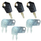 0310-072 Qty 3: Master Disconnect & Ignition Key Set Fits Caterpillar
