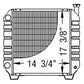 86400443 Radiator Fits Ford/New Holland