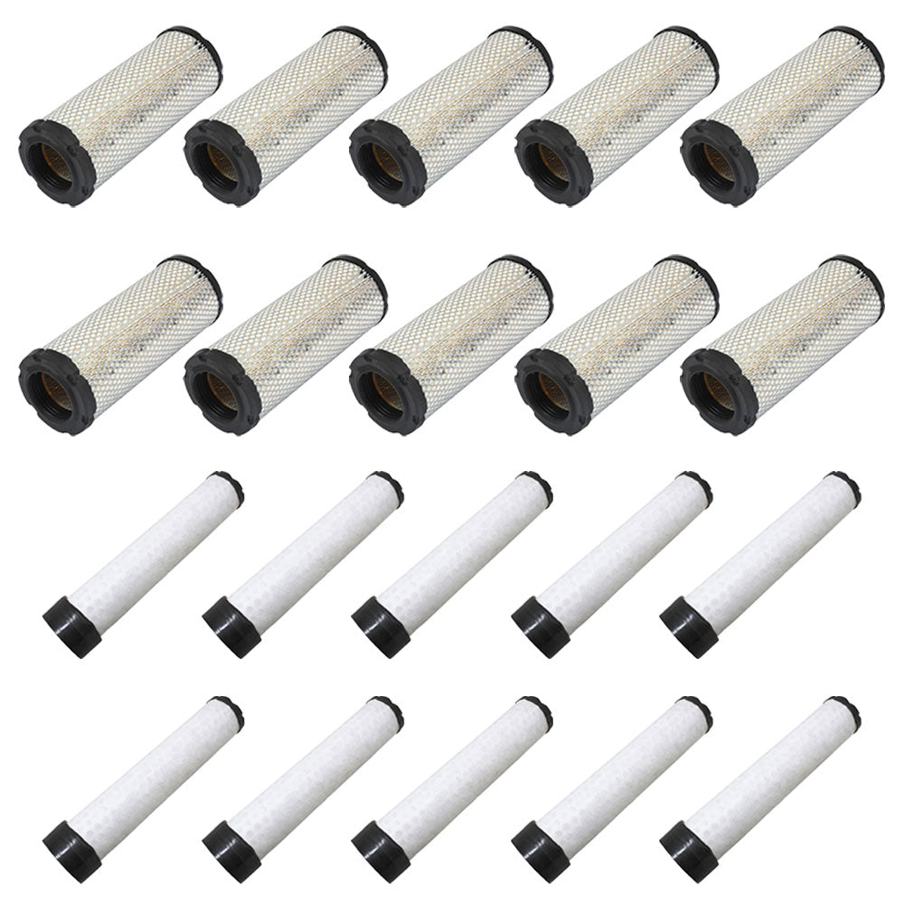 Qty 10: Inner and Outer Air Filters Fits New Holland Replaces 314531177