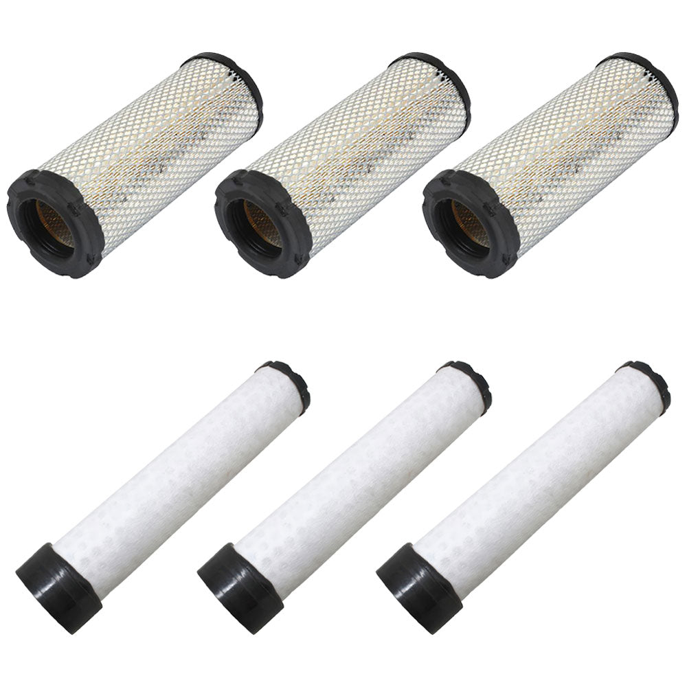 42036075 Qty 3: Inner and Outer Air Filters Fits Case/International Harvester