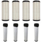 0162184 Qty 4: Inner and Outer Air Filters Fits E-Z-GO ST