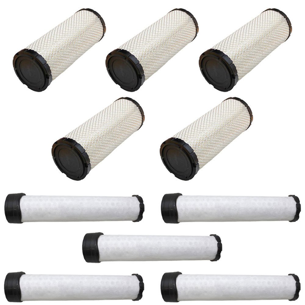 Qty 5: Inner and Outer Air Filters
 Fits New Holland Replaces 314531177