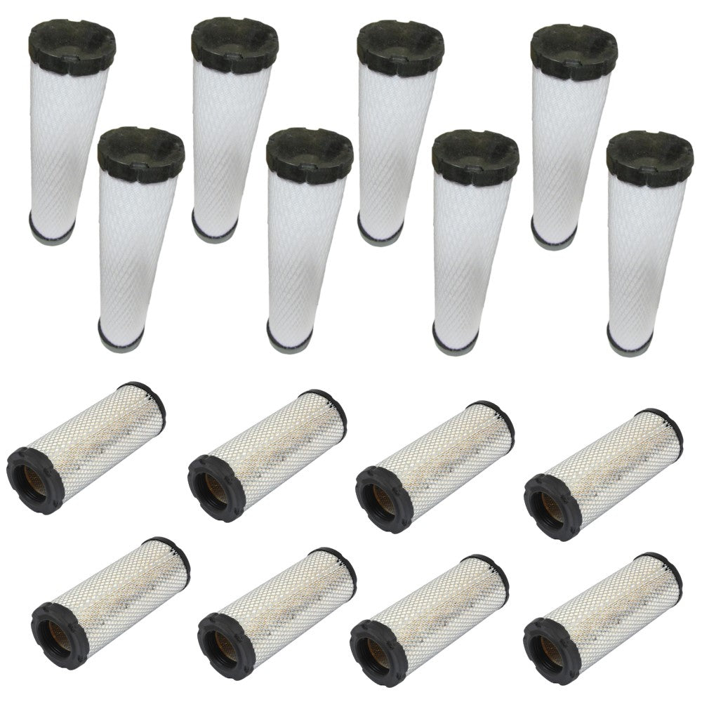 Qty 8: Inner and Outer Air Filters Fits Ferris Replaces 5022892X1