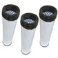 3 Air Filters Fits Kubota L2800DT L2800F L2800HST L2900DT L2900DTGST