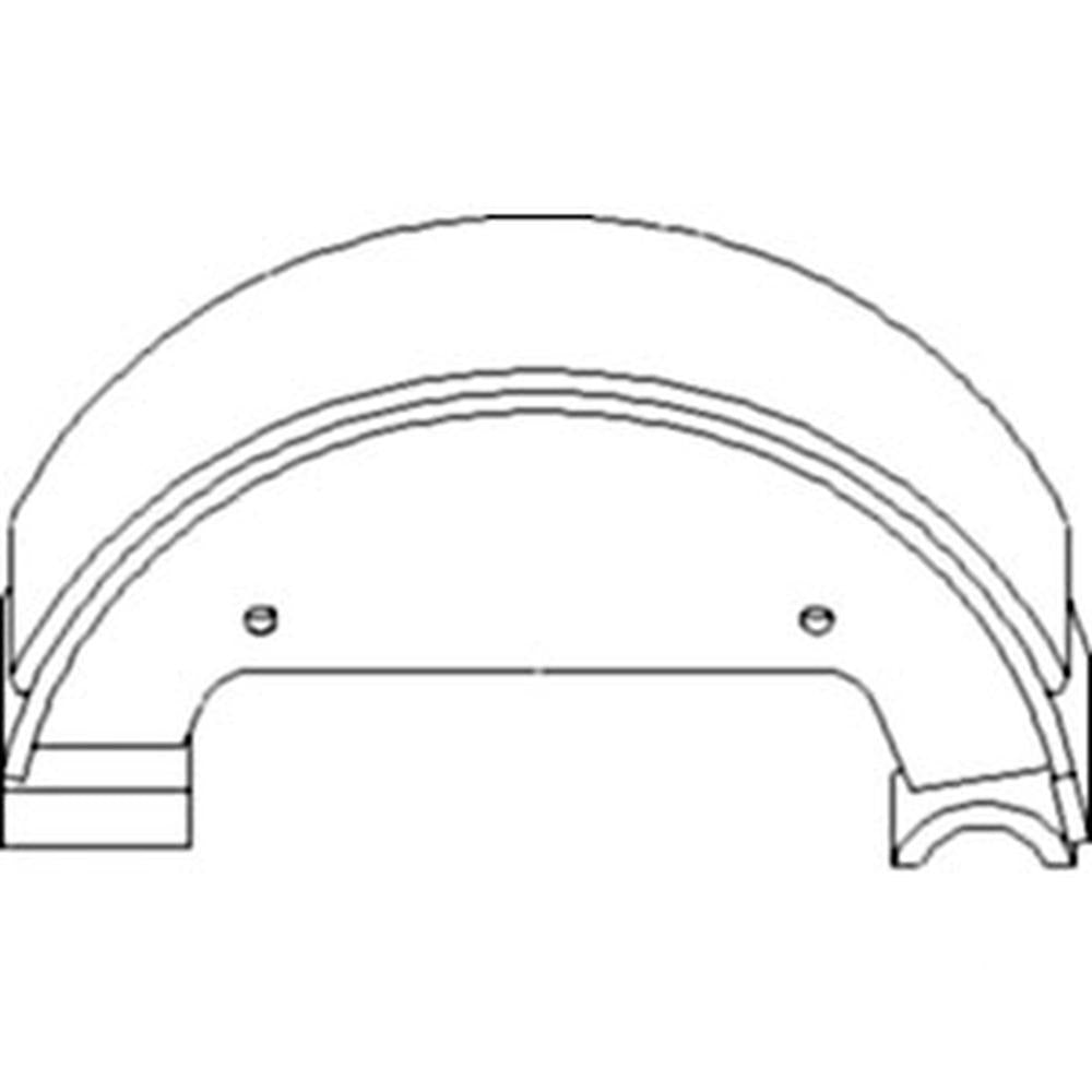 87344272 - Pair of Brake Shoes