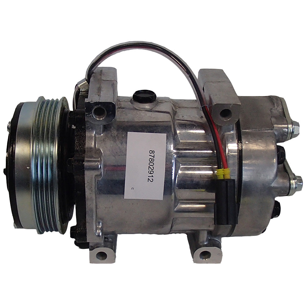 87709785 Compressor with Clutch Fits Ford/New Holland