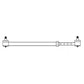 Left Hand Tie Rod Assembly Fits Massey Ferguson Replaces 881736M91