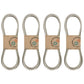 B188843 Four Drive Belts Fits Bush Hog Finishing Mowers Made with Aramid