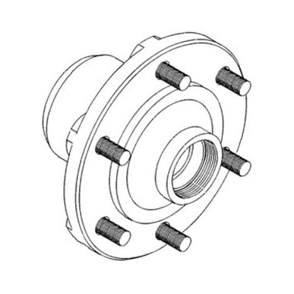 Front Wheel Hub 898085M91 Fits Massey Ferguson 130 135 35X
