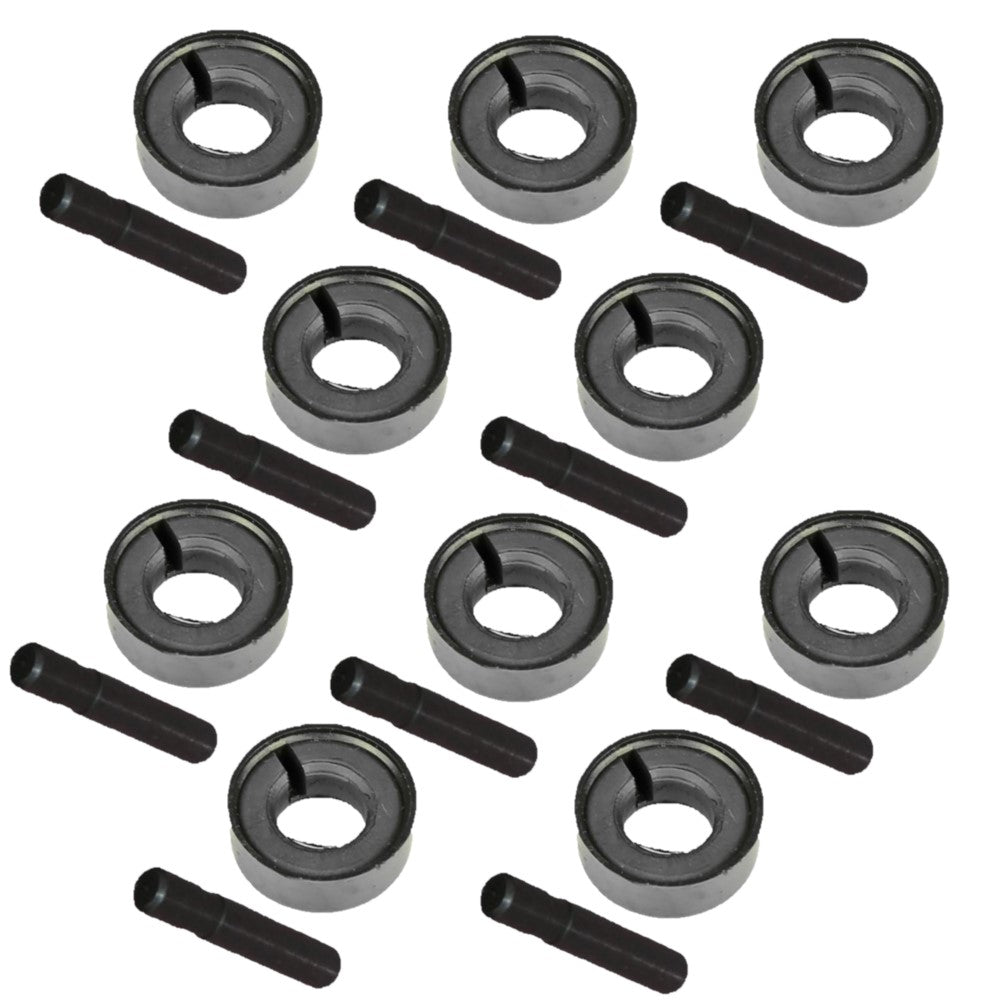 10 Pack Fits CAT 1U3202 Style Digging Teeth Replacement Pins & Retainers