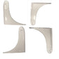 LEFT + RIGHT HOOD SIDE PANEL DOGLEGS Fits Ford 2N 8N 9N