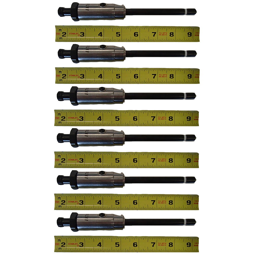 Set of 6 Fuel Injector Pencil Nozzle Assembly 8N7005 Fits Caterpillar 3304 3306