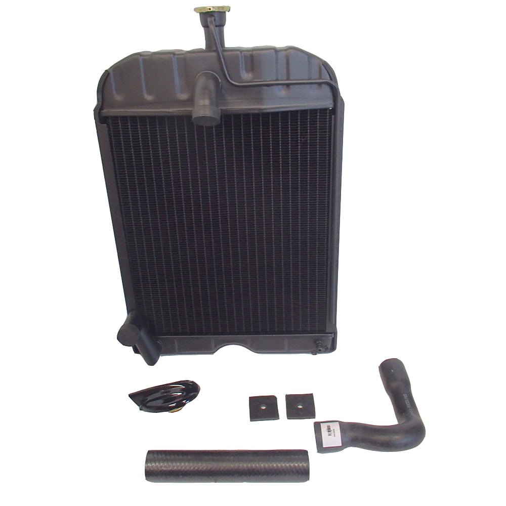 2N8100A Radiator with Styled Cap, Hoses & Pads Fits Ford/New Holland 2N 8N 9N