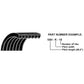 Alternator Belt Fits Dayco Replaces 5050336