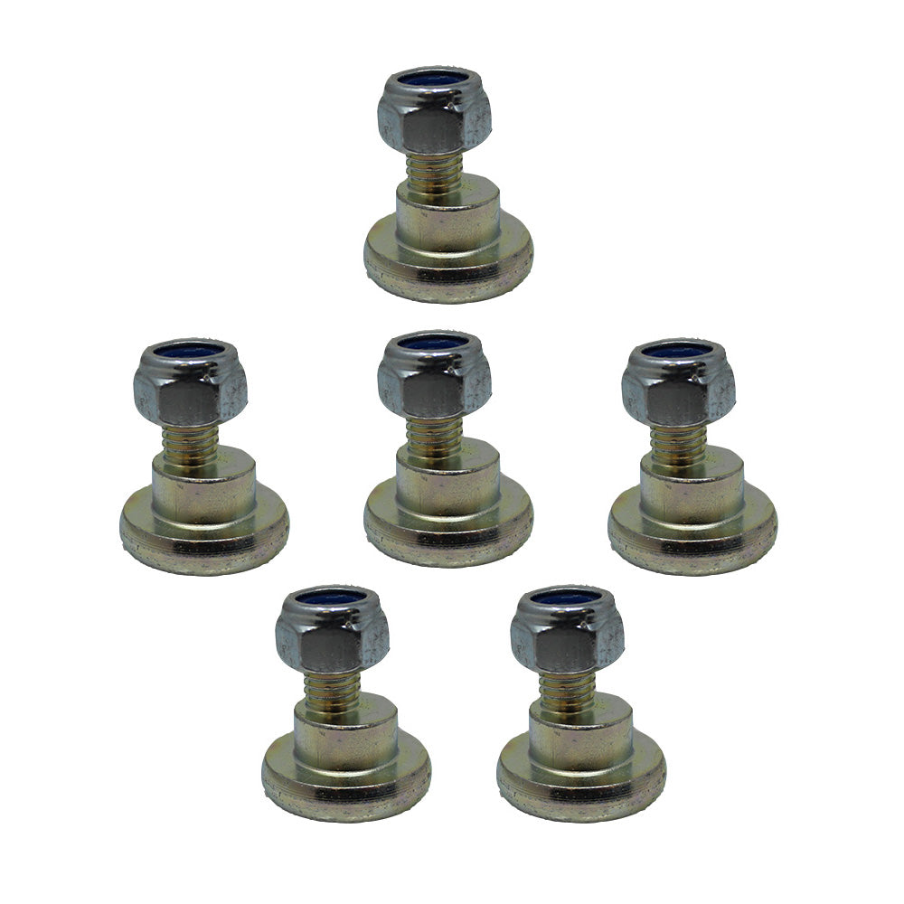 81160 Qty 6: Disc Mower Blade Bolt Kit Fits Vicon CM165 CM167 CM216 CM217 CM240