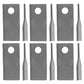 61560 Qty 6: Disc Mower Blade Fits Vicon AM2800 CM165 CM167 CM1700 CM216 CM217