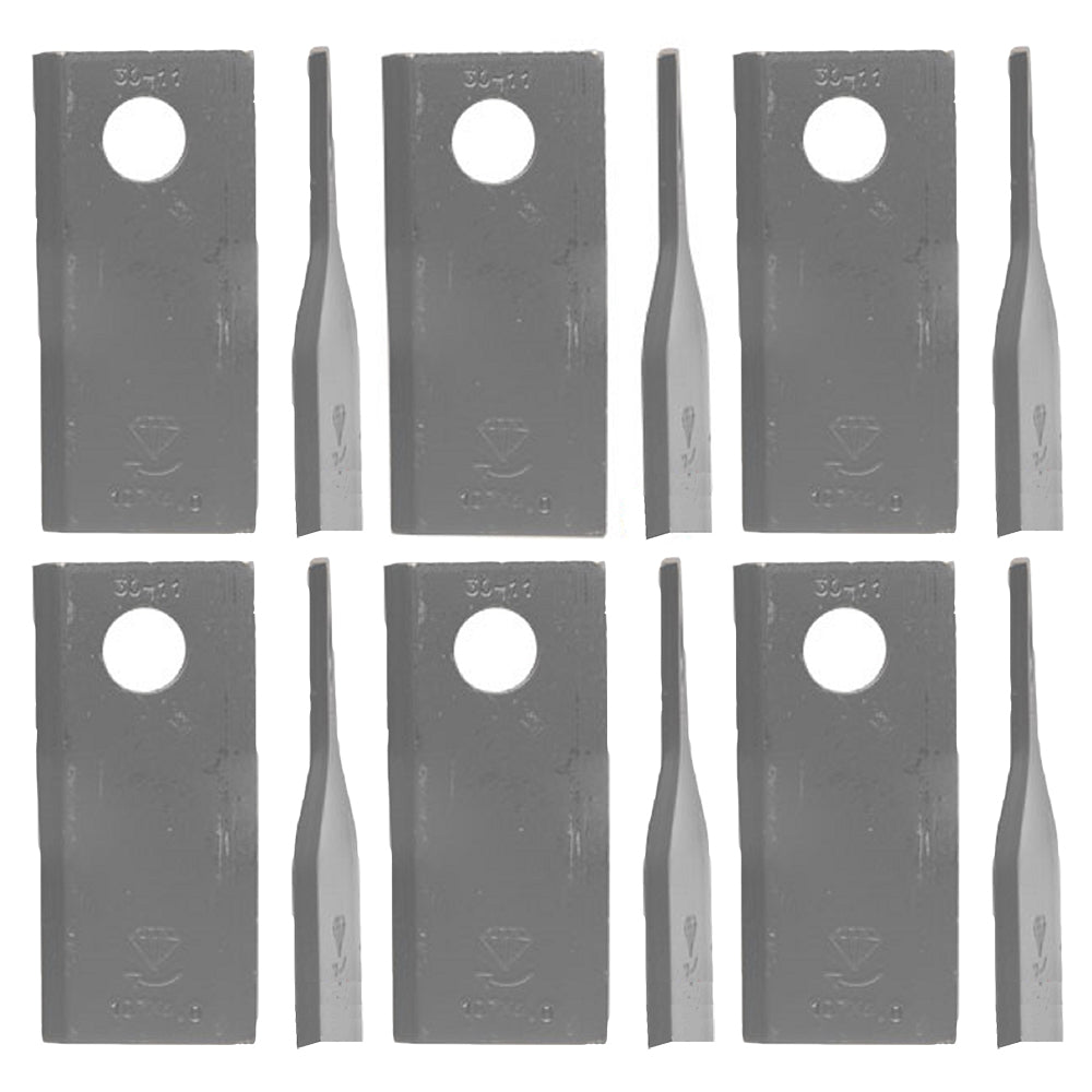 V61560 Qty 6: Disc Mower Blade Fits Edcor