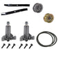 42" Lawn Mower Deck Parts Rebuild Kit 144959 134149 Fits Craftsman LT1000
