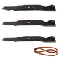 Deck Belt & Blades Fits Cub Cadet 54" Deck GT1554 GT1554VT LGT1054 LGTX1054