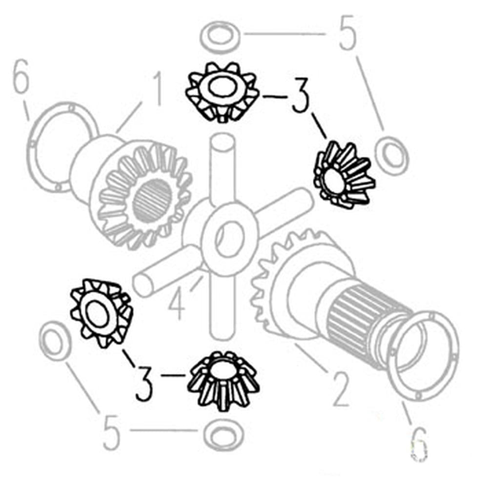 C5NN4213B Differential Spider Gear Fits Ford/New Holland