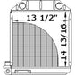24152 Radiator Fits Ford/New Holland