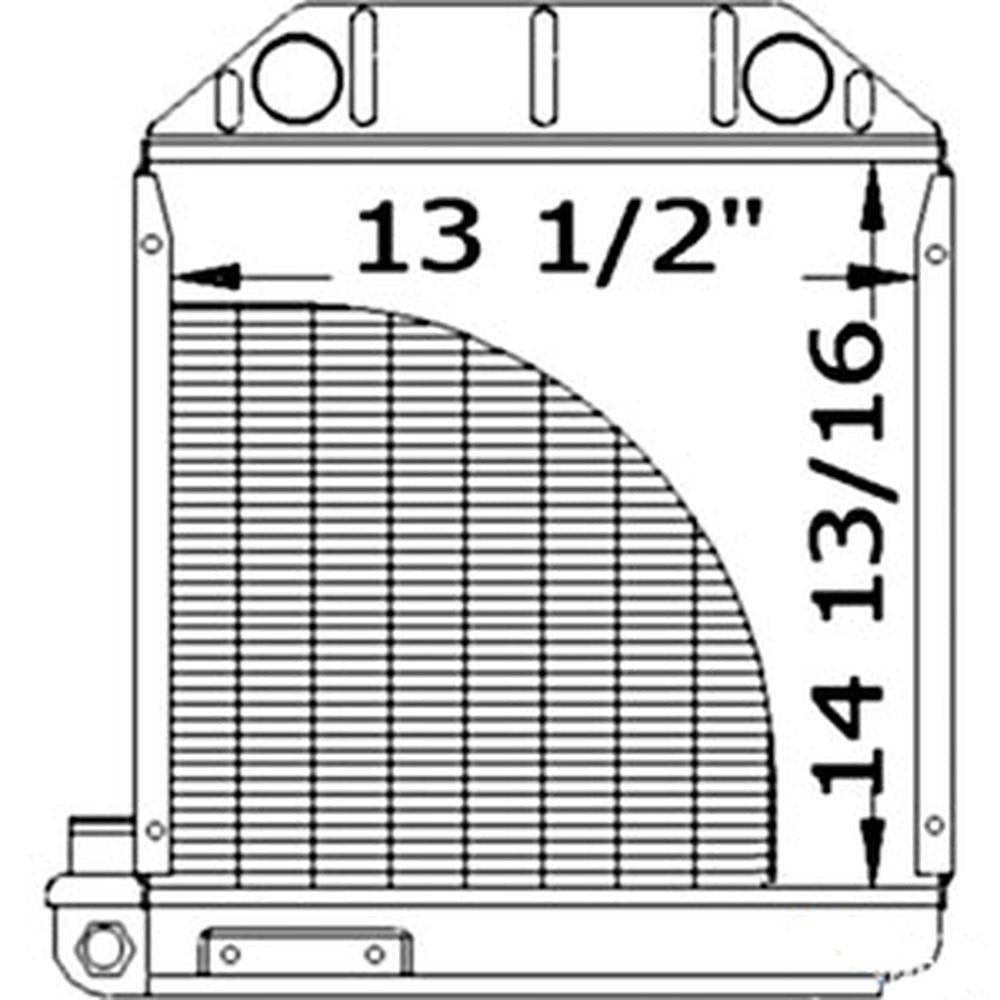 24152 Radiator Fits Ford/New Holland