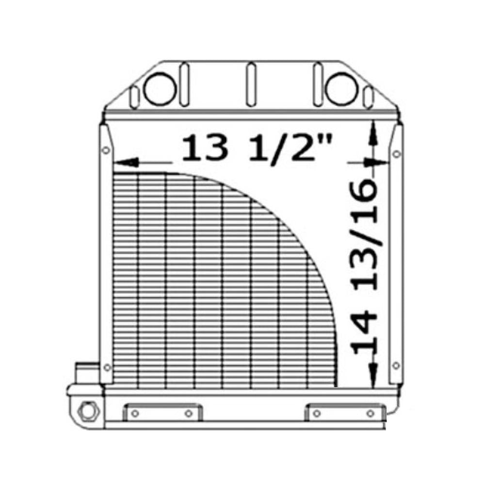 24152 Radiator Fits Ford/New Holland