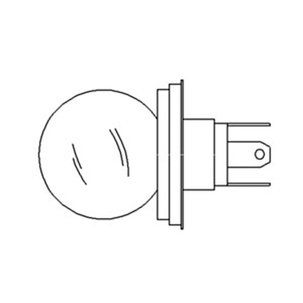 Head Light Bulb, 12V, 40W Watts, P45t Base - Fits Fiat