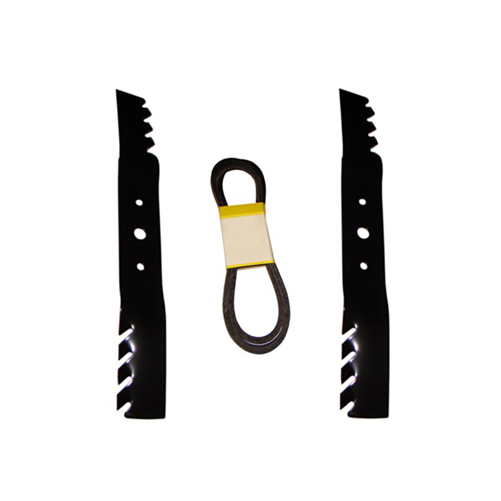 AM100946 Blades & Belt Kit Fits John Deere LT133 LT150 LT155 LT166
