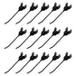 65609NH Qty 15: Rake Teeth Fits Ford/New Holland