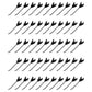 612857 Qty 50: Rake Teeth Fits GEHL