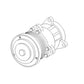Compressor w/ Clutch Fits Case/International Harvester Replaces 4637