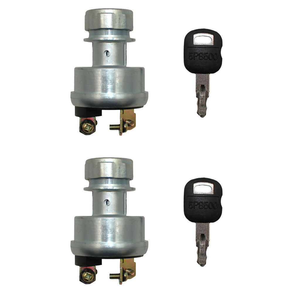 095-9269 Qty 2: Ignition Key Switch w/ 2 Keys Fits Caterpillar 10 10SU 10U 11