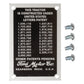 9N14001-AIC Patent Data Plate