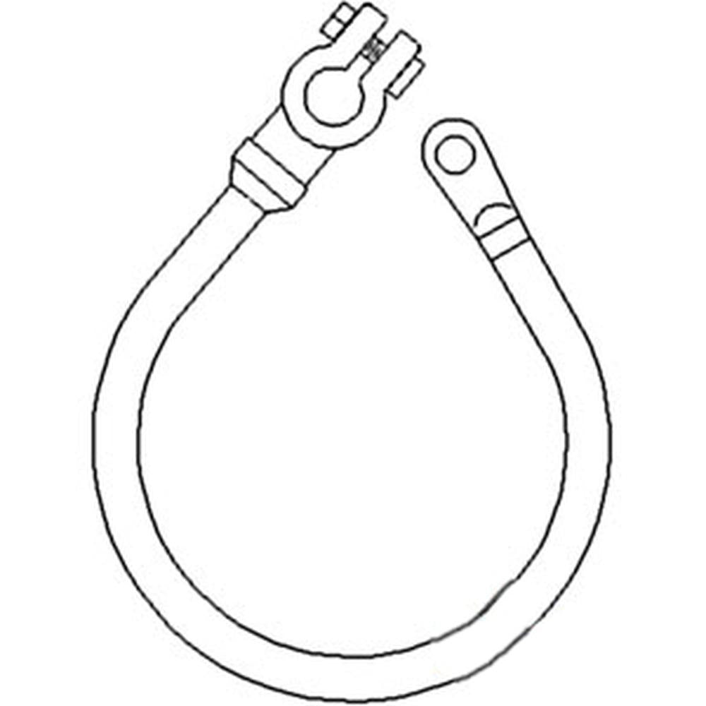 21'' BATTERY CABLE 2 GA Fits Allis CHALMERS D10 D12 D14 D15 D17 D19