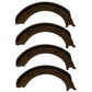 9N2019 Qty 4: 1/2 Brake Shoe Fits Ford/New Holland 2N 9N