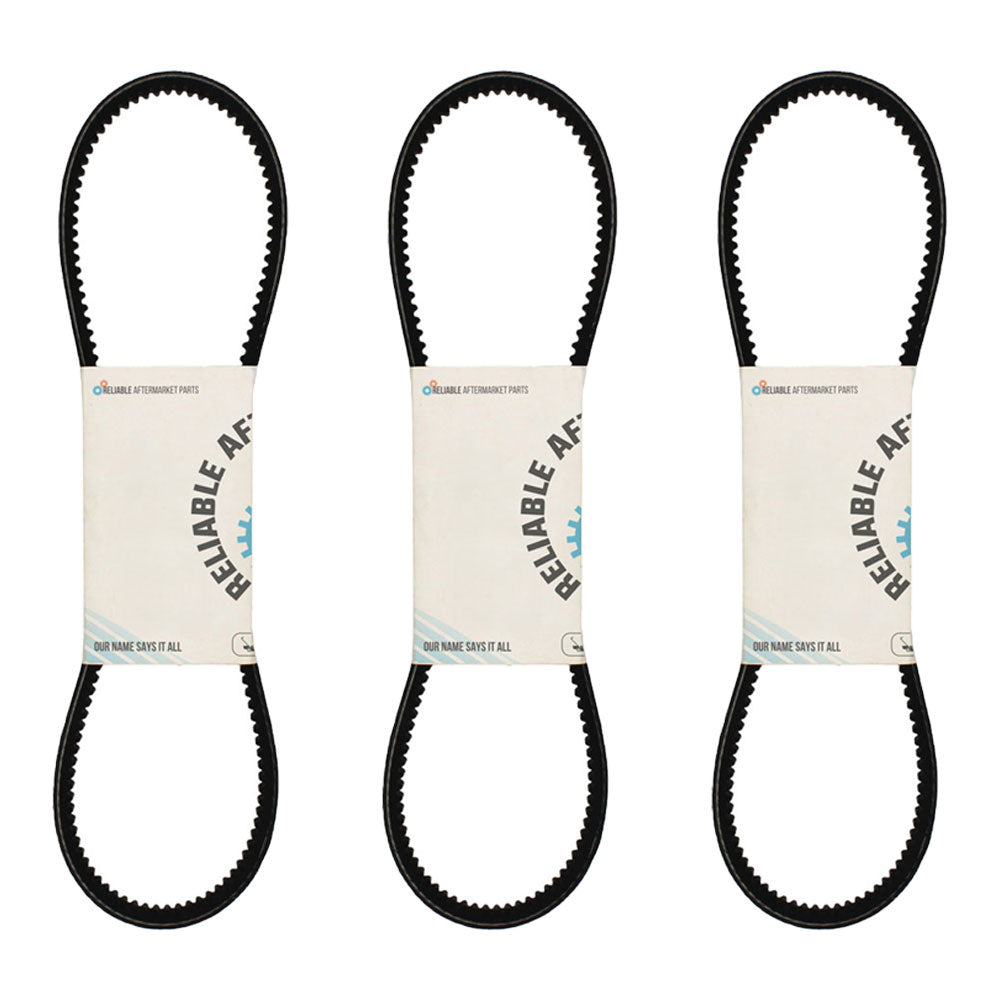 (3) Three New Aftermarket AX35 Fan Drive Belts 1/2 x 37 Fits Universal