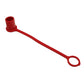 A-5209-4M-RE-P-AI-AIC Red Dust Cap, 1/2"