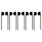 (5) New Square Baler Teeth Fits Massey Ferguson 120 124 128 220 224 585136M1
