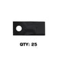 Left Hand Disc Mower Blade (25 Pack) Fits Agco Replaces 700715576