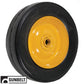 B1SB6675 WHEEL-DECK, 6X1.67, SMOOTH, STEEL-YELLOW