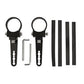 2 PK Bar Clamp W/ Slot Fixing 1.75" For Roll Bar Roof LED Light Bar