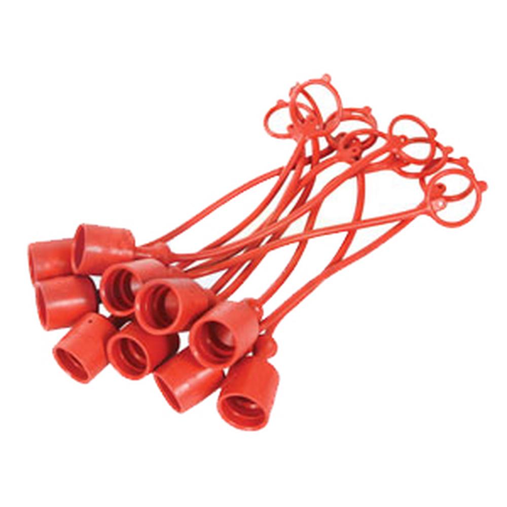 A-C211017-AI-AIC Dust Cap, 1/2", Red