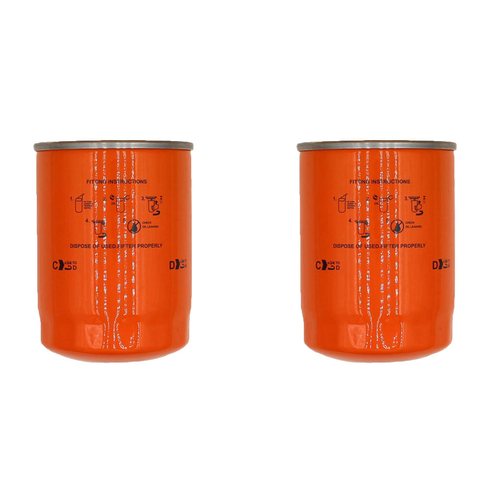 16551-43060 Qty 2: Fuel Filter Fits Kubota