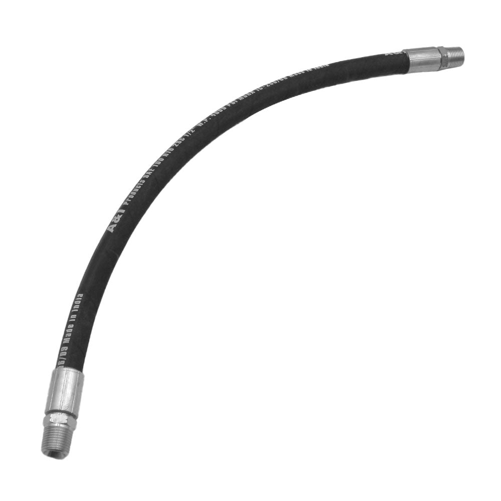 Hydraulic Hose 24" x 1/2" with 1/2" NPT Rigid Male Ends fits Hydraulics