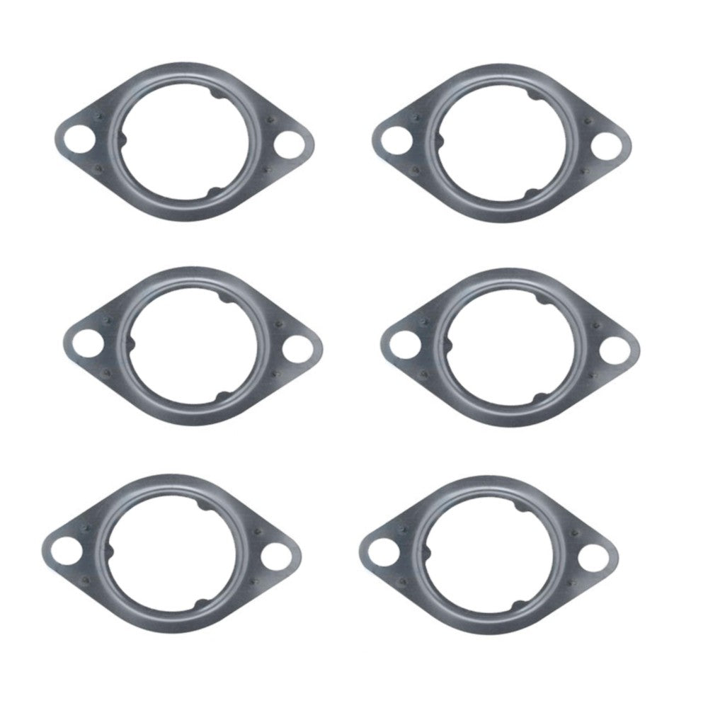 Qty 6: Gasket; Exhaust Manifold Fits John Deere Replaces R119395