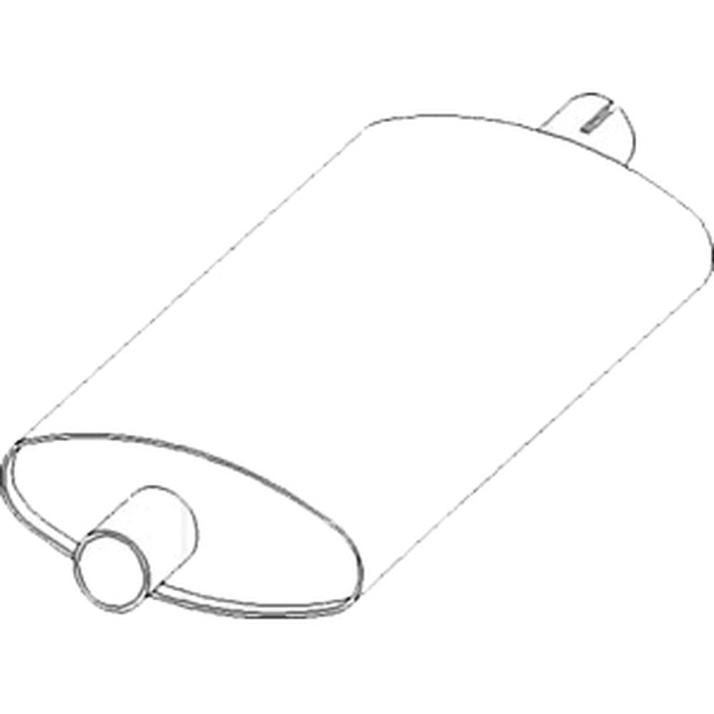 20680T Muffler Fits Case/International Harvester 385 395 480E 480ELL 480F 480FLL